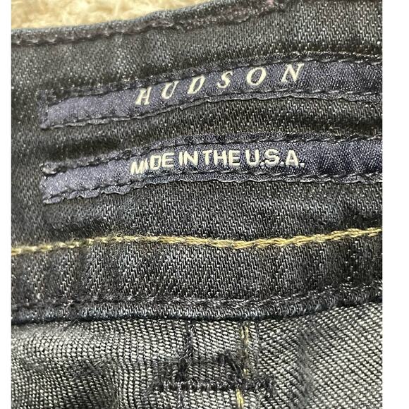 Hudson Women's Size 25 Slim Fit Boot Cut Jeans Blue A01373 W170DHA Made in USA - Picture 12 of 15